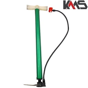 PUMPA MTB AVTOMOBIL SEMERING METALNA GOLEMA ZELENA KMS+