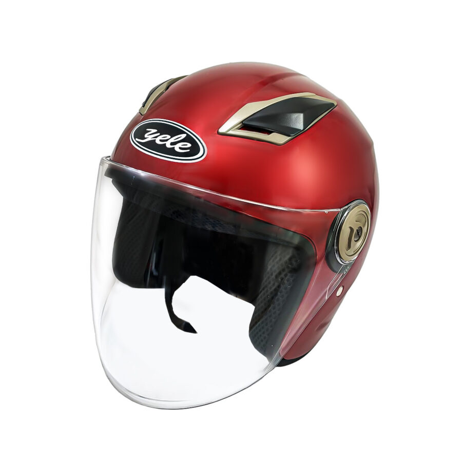 KACIGA OTVORENA CRVENA SO KAFEJAVO 208 YO6A1 YELE*