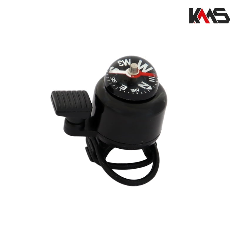 SIRENA ZVONCE METAL PLASTIKA KOMPAS CRNO MALO LASTIK KMS+