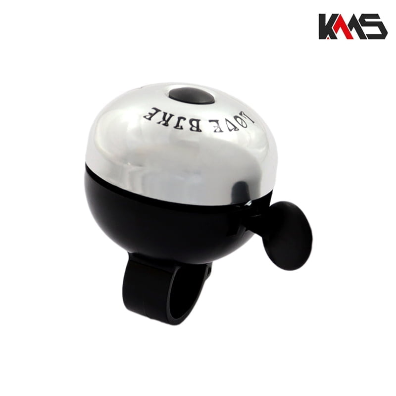 SIRENA ZVONCE METAL PLASTIKA OB CRNO NIKLOVANO LOVE BIKE KMS+