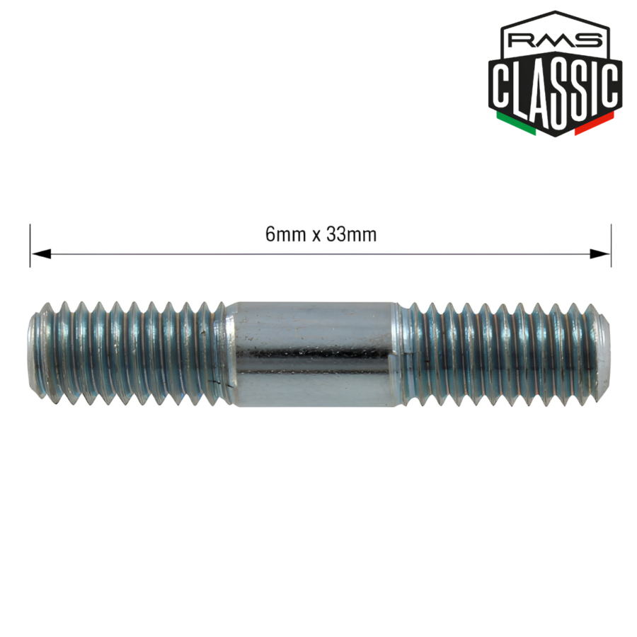 BREZON AUSPUH PIAGGIO VESPA FL L N R S SPECIAL SS PX PK SR 50 M6X33mm 121856000 RMS ITALY*
