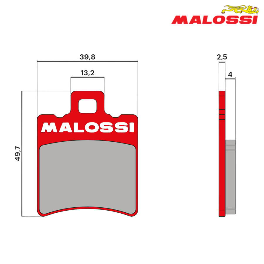 PLOCKI FA 193 FA 206 6,5mm 6215007BR MHR MALOSSI*