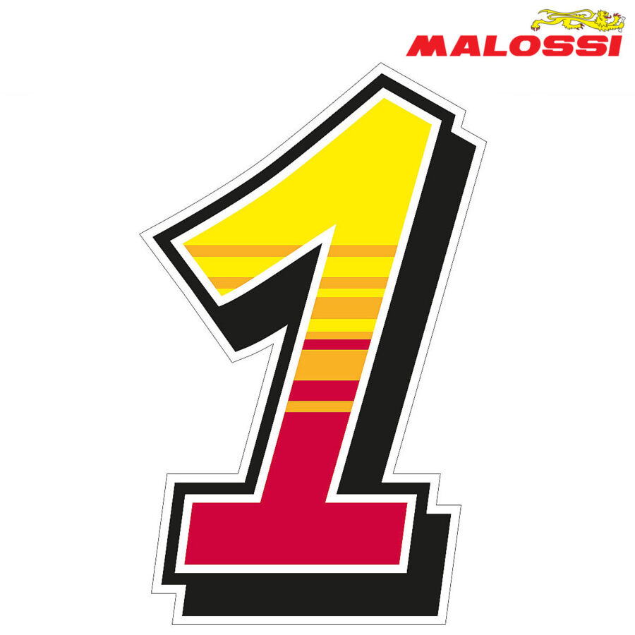 NALEPNICA ''1'' 11,7X19cm MALOSSI***