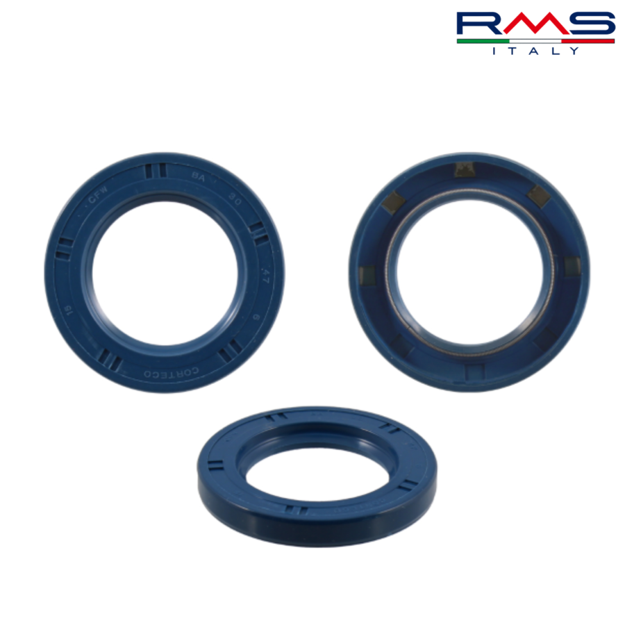 SEMERING 30X47X6 OSOVINA ZADNO TRKALO PIAGGIO 50 100665500 100665515 RMS ITALY*