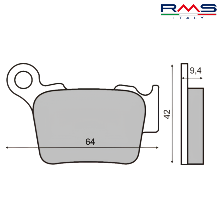 PLOCKI FA 368 225100753 SINTER KTM RMS ITALY