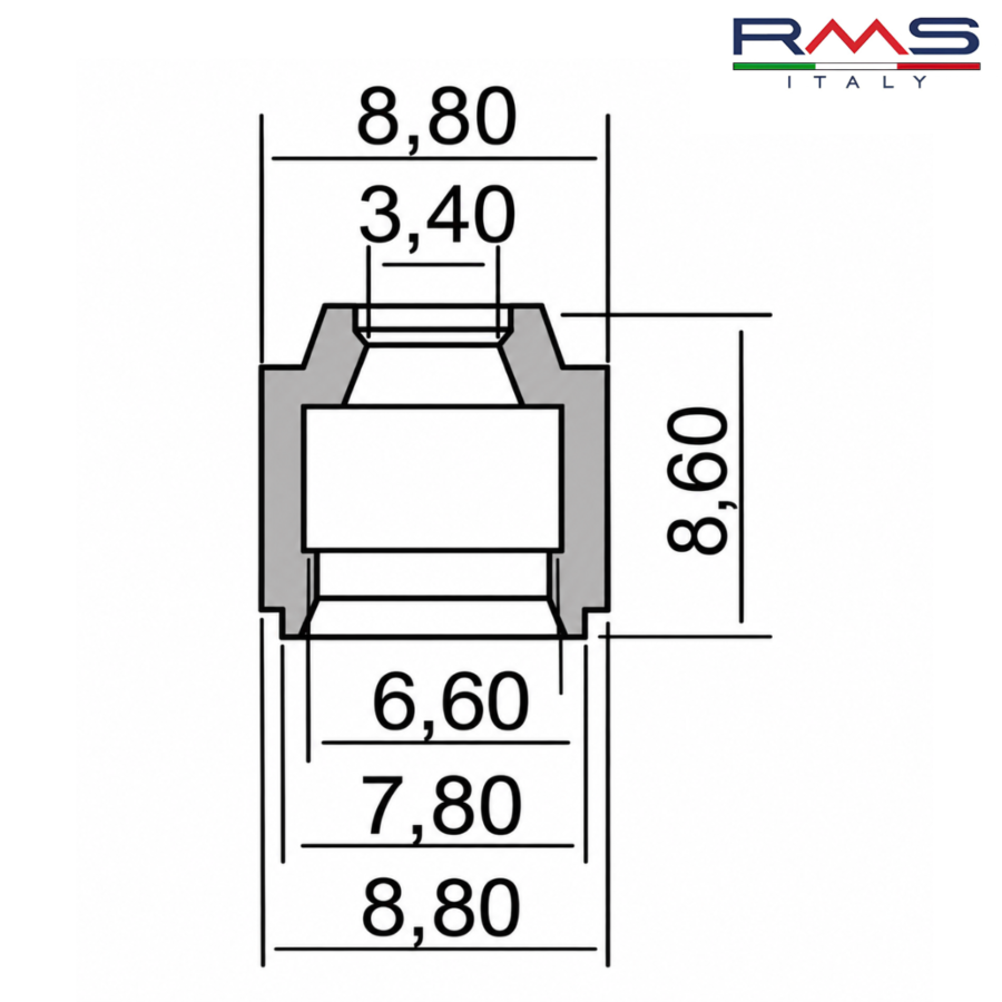 SEMERING VENTILI YAMAHA NEOS 50 100669270 RMS ITALY