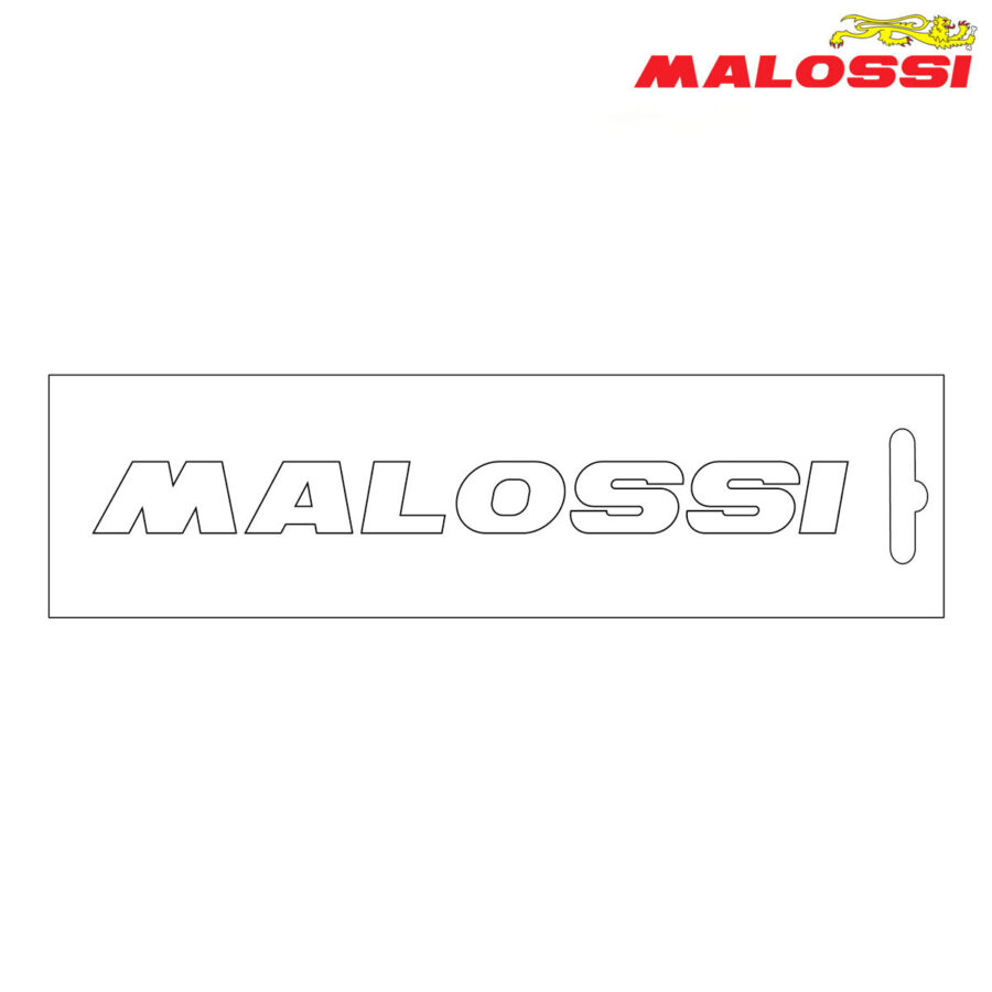 NALEPNICA BELA 14cm  MALOSSI***