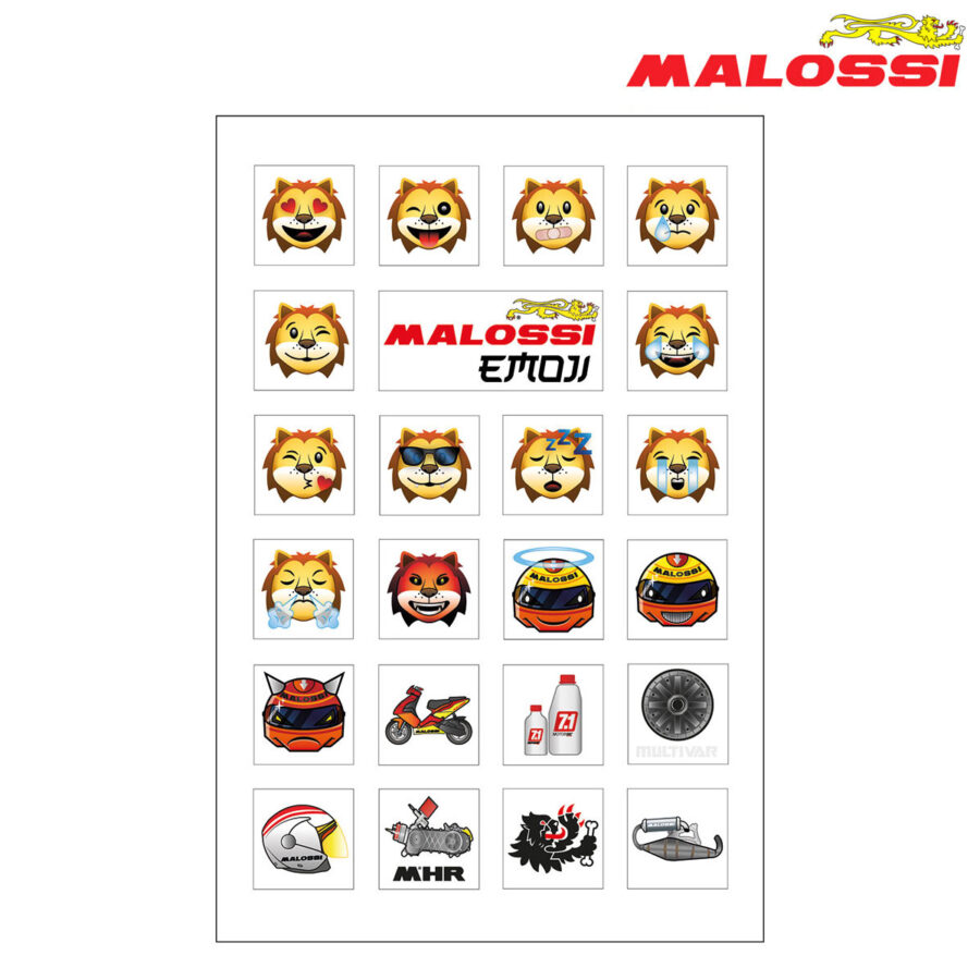 NALEPNICA EMOJI 11.5X16.8cm MALOSSI***