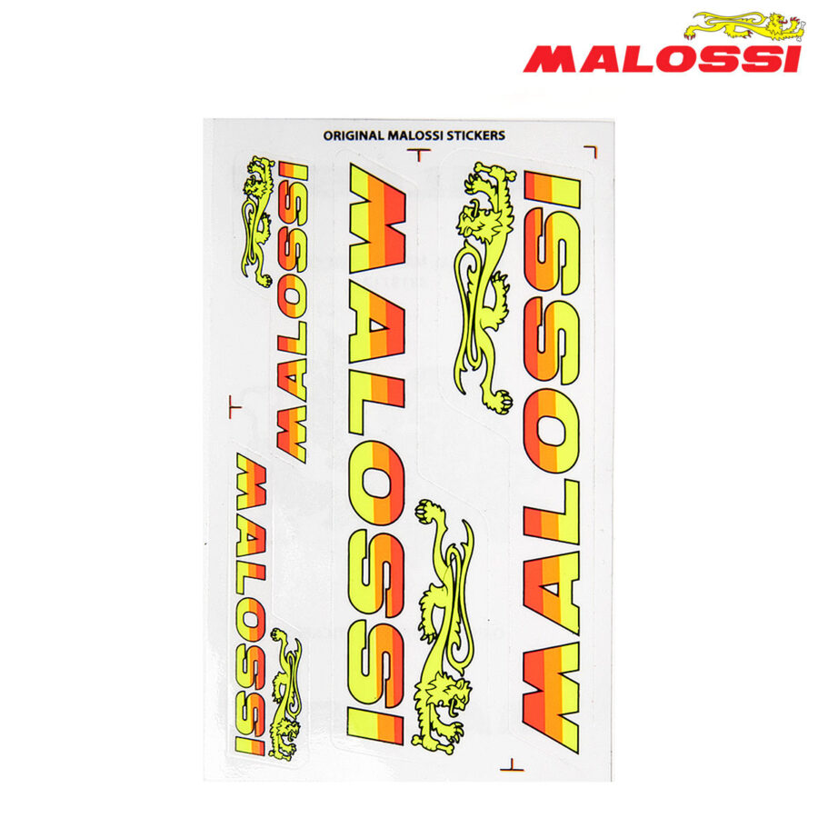 NALEPNICA FLUO 8X14cm MALOSSI***