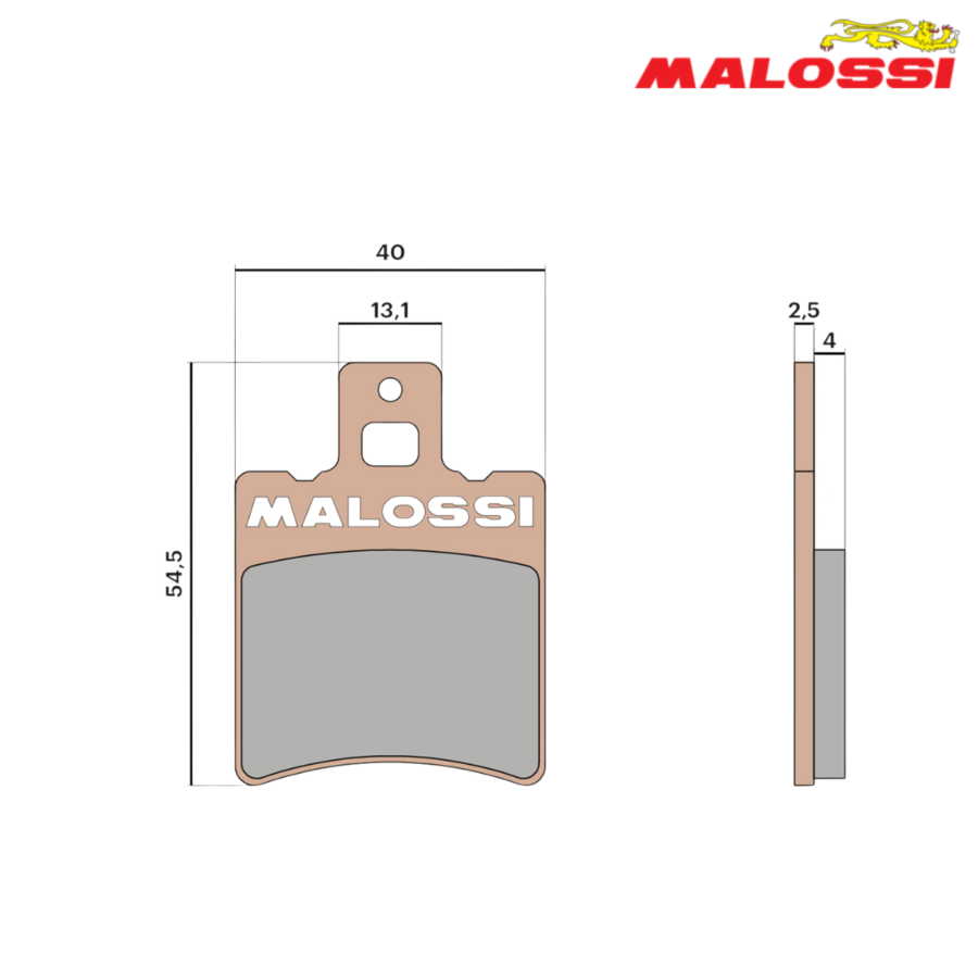 PLOCKI FA 206 6,5mm 6215008BS MHR SYNT MALOSSI*