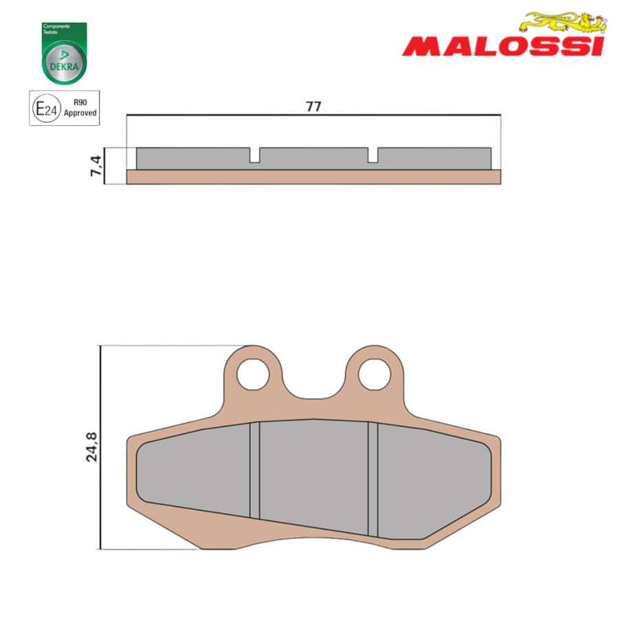 PLOCKI FA 167 7,4mm 6215012BS MHR SYNT MALOSSI*