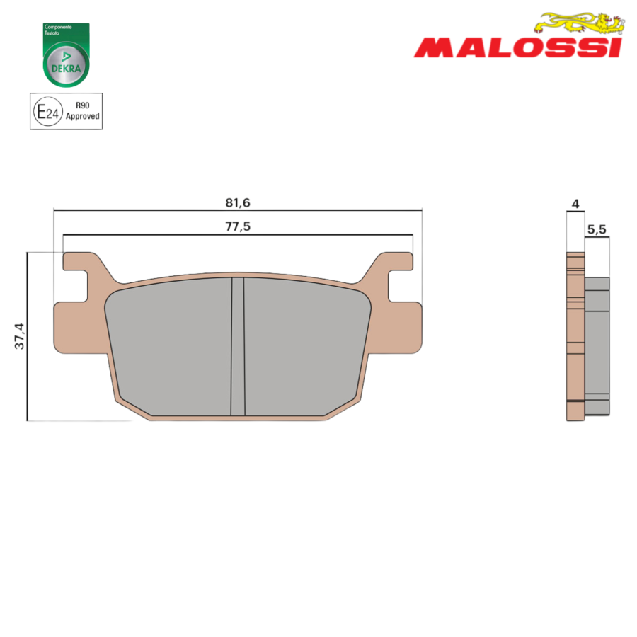 PLOCKI FA 415 9,5mm 6215016BS MHR SYNT SPORT MALOSSI*