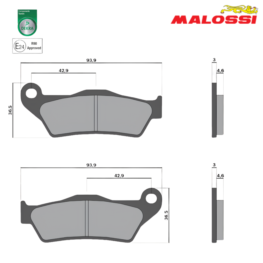 PLOCKI FA 181 7,6mm 6215020BB SPORT MALOSSI*