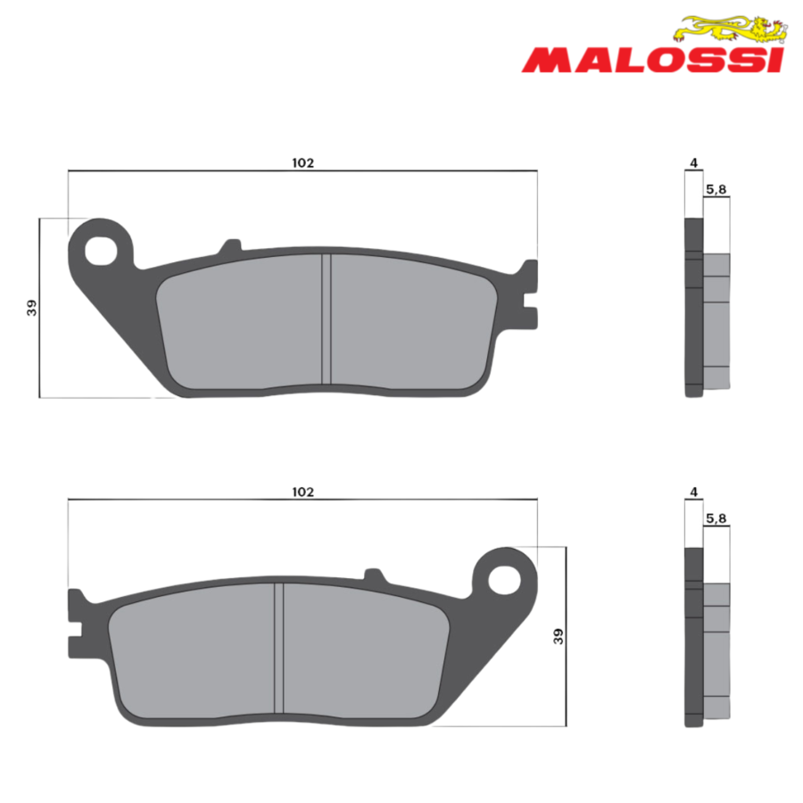 PLOCKI FA 196 9,8mm 6215027BB SPORT MALOSSI*