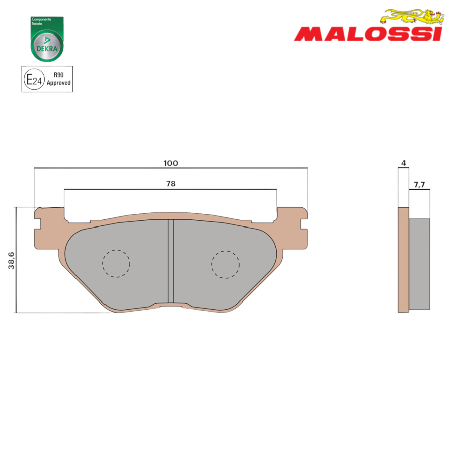 PLOCKI FA 319 11,7mm 6215030BS MHR SYNT MALOSSI*