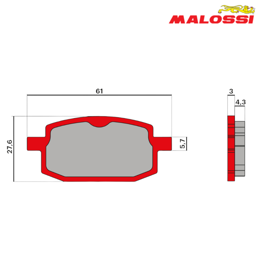 PLOCKI FA 169 7,3mm 6215044BR MHR MALOSSI*