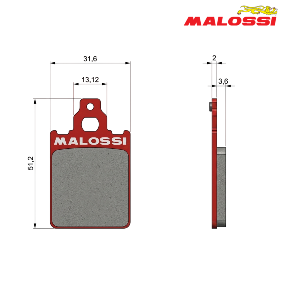 PLOCKI FA 186 5,6mm 6215047BR MHR MALOSSI*