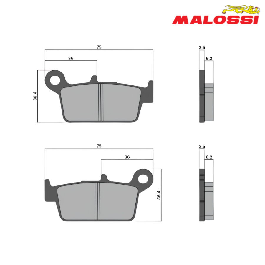 PLOCKI FA 131 9,7mm 6215065BB SPORT MALOSSI*