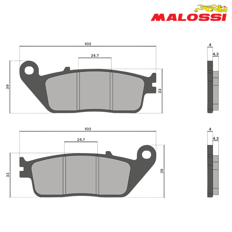 PLOCKI FA 142 8,3mm 6215572BB SPORT MALOSSI*