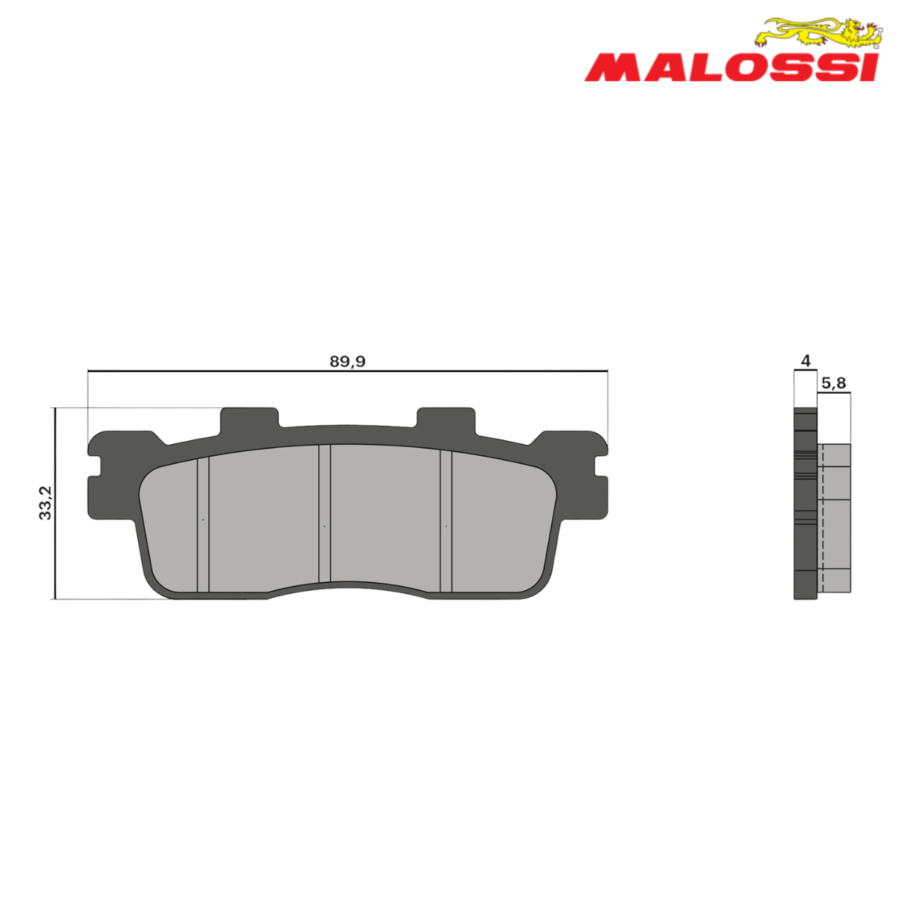 PLOCKI FA 498 9,8mm 6216957BB SPORT MALOSSI*