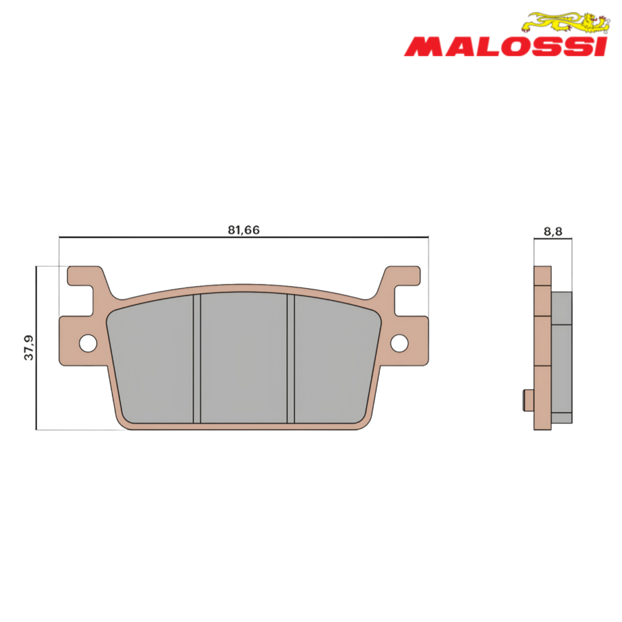 PLOCKI FA 719 8,8mm 6218134BS MHR SYNT MALOSSI*