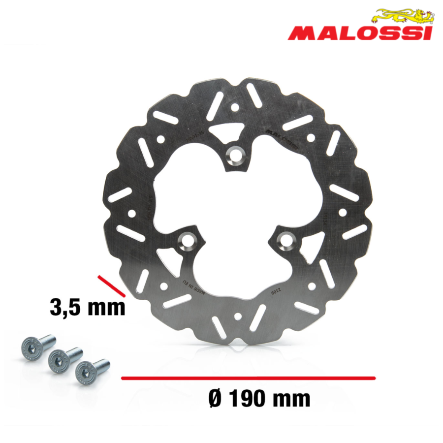 DISK APRILIA SR R FACTORY 50 2T LC PIAGGIO C361M 6219135 MALOSSI*