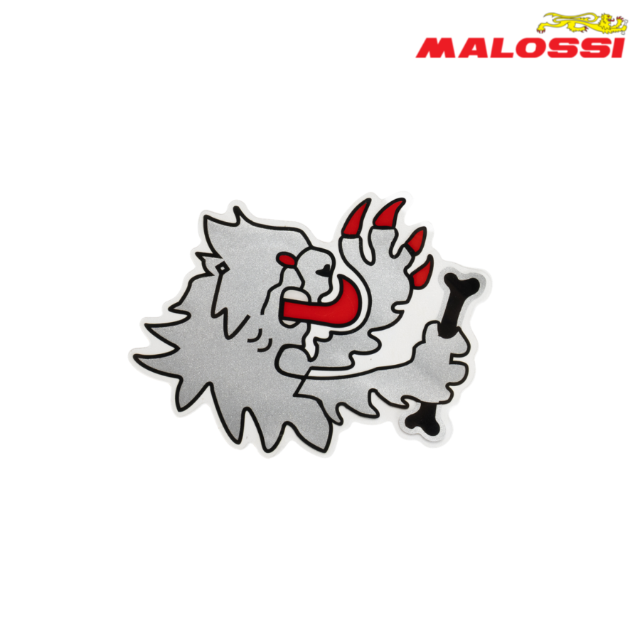 NALEPNICA MALA LION HEAD PVC 4113757B MALOSSI***