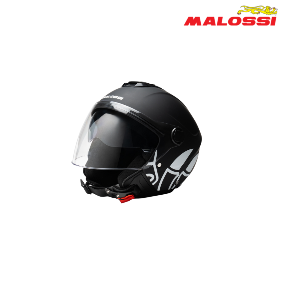 KACIGA OTVORENA CRNA SO BELO L 3920214.B5 MALOSSI*