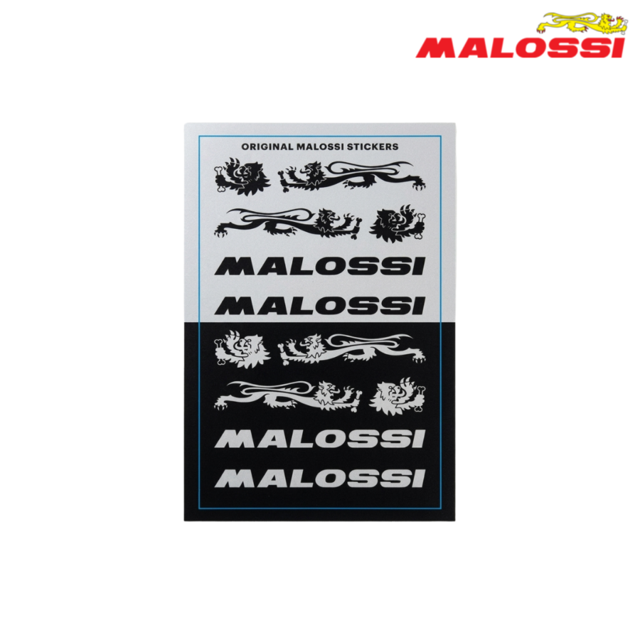 NALEPNICA MALA CRNI MALOSSI 8X14cm 3320623 MALOSSI*