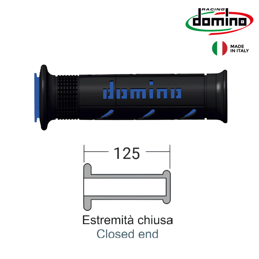 GUMICI RACKI DOMINO CRNI SO PLAVO 184160420 DOMINO ITALY
