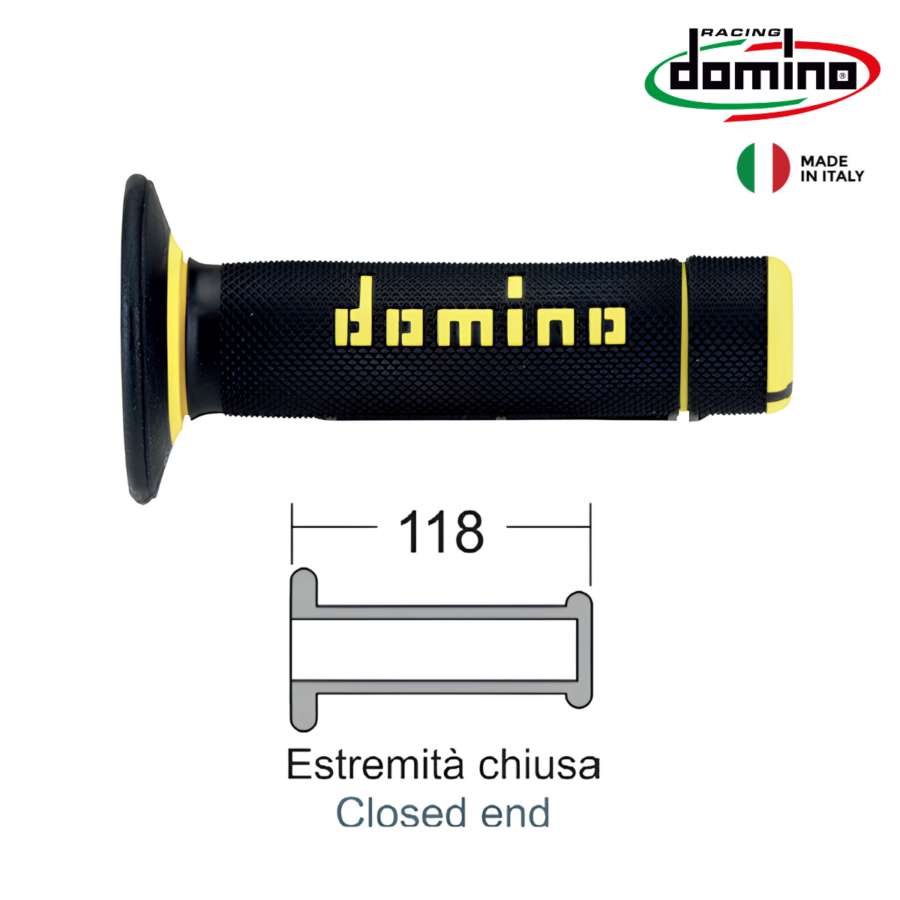 GUMICI RACKI DOMINO CRNI SO ZOLTO KROS 184160440 DOMINO ITALY