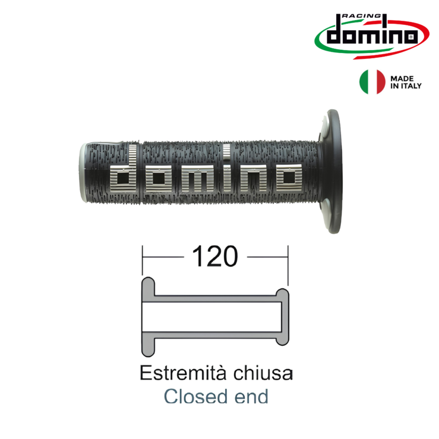 GUMICI RACKI DOMINO CRNO SO SIVO OFF ROAD 184161040 DOMINO ITALY