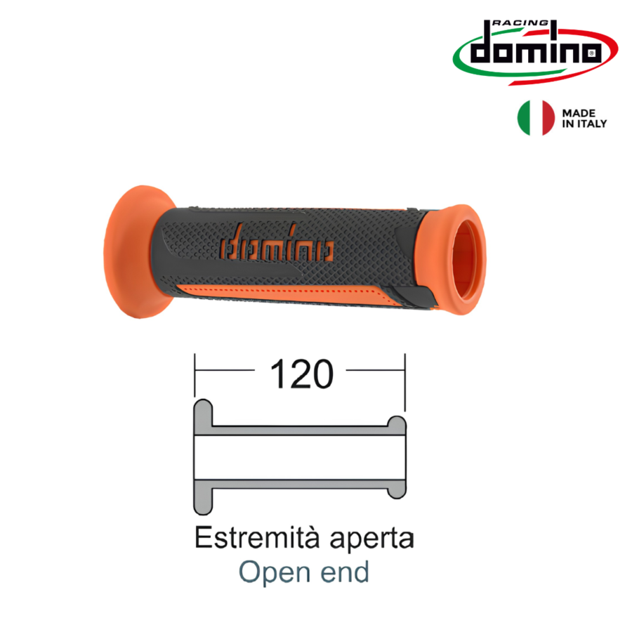 GUMICI RACKI DOMINO PORTOKALOVI SO ANTRACIT 184170030 DOMINO ITALY