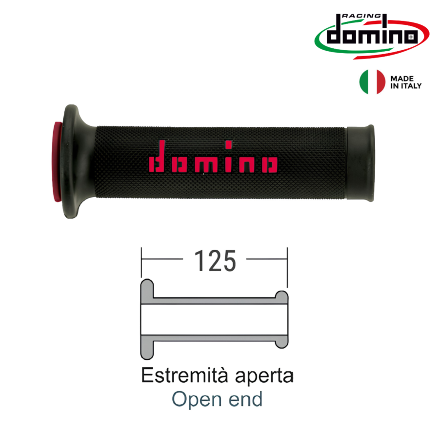GUMICI RACKI DOMINO CRNI SO CRVENO  ROAD 184170110 DOMINO ITALY